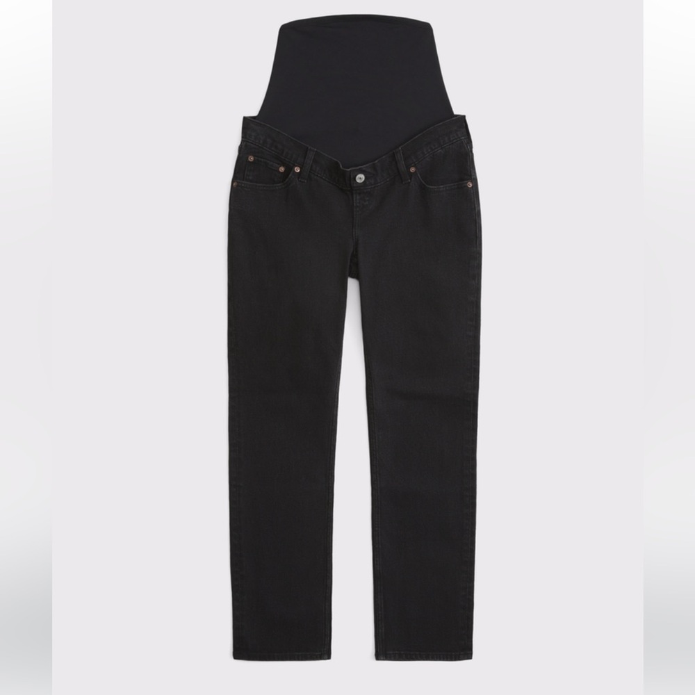 ABERCROMBIE & FITCH Maternity Ankle Straight Jeans